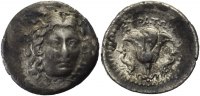 Kreta, Pseudo-Rhodische Prägung, AR-Drachme 205-200 v. Chr.