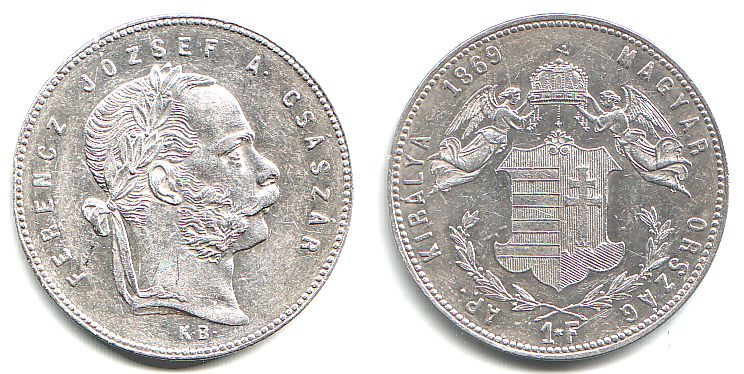 Sterreich Ungarn Forint Kb Franz Joseph I Vz