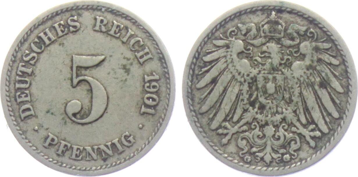 Kaiserreich G Pfennig Gro Er Adler Ss Ma Shops