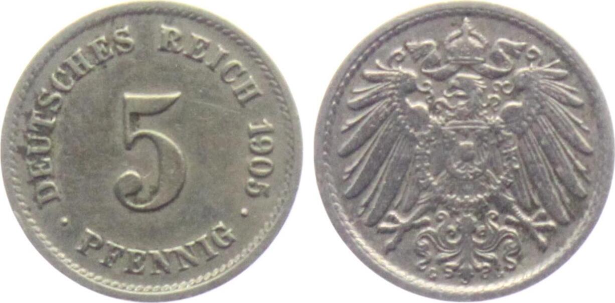 Kaiserreich G Pfennig Gro Er Adler Ss Vz Ma Shops