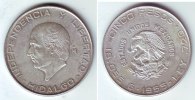 Mexico 5 Peso 5 Peso Silbermünze