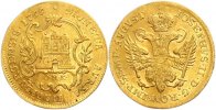 Hamburg-Stadt Doppeldukat Freie Reichsstadt mit Titel Joseph II.