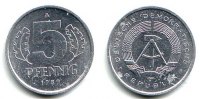 DDR 5 Pfennig 5 Pfennig