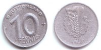 DDR 10 Pfennig 10 Pfennig