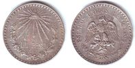 Mexico 1 Peso Strahlende Freiheitsmütze Bild