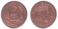 Ostkaribische Staaten 25 Cents Elisabeth II. (seit 1952)