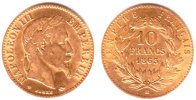 Frankreich 10 Franc Kaiser Napoleon III.