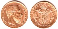 Belgien 20 Franc König Leopold II.