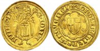 Trier Erzbistum Goldgulden Kuno II. von Falkenstein (1362-1388)