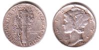 USA 1 Dime Mercury (1916 - 1945) - 1 Dime Bild