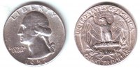 USA 1/4 Dollar - Quarters 1/4 Dollar - Quarters - Washington