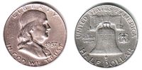 USA 1/2 Dollar - Halves 1/2 Dollar - Halves - Franklin