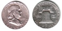 USA 1/2 Dollar - Halves 1/2 Dollar - Halves - Franklin