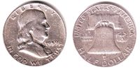 USA 1/2 Dollar - Halves 1/2 Dollar - Halves - Franklin