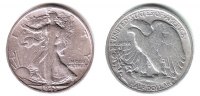 USA 1/2 Dollar - Halves 1/2 Dollar - Halves - Walking Liberty (1916-1947) Bild