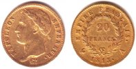 Frankreich 20 Francs Napoleon - Empereur - mit Lorbeerkranz