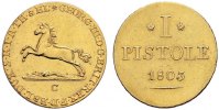 Braunschweig-Lüneburg-Calenberg-Hannover 1 Pistole Georg III. (1760-1820)