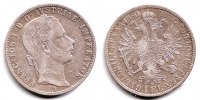 Österreich 1 Florin - 1 Gulden Franz Joseph I. (1848 - 1916)