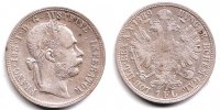 Österreich - Ungarn 1 Florin - 1 Gulden Franz Joseph I. (1848 - 1916)