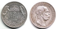 Ungarn 2 Kronen Franz Joseph I. (1848 - 1916)