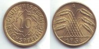 Drittes Reich 10 Reichspfennig 10 Reichspfennig - Ähren