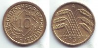 Drittes Reich 10 Reichspfennig 10 Reichspfennig - Ähren