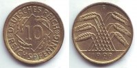 Drittes Reich 10 Reichspfennig 10 Reichspfennig - Ähren
