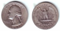 USA 1/4 Dollar - Quarters 1/4 Dollar - Quarters - Washington (1932 - 1998) Bild