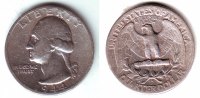 USA 1/4 Dollar - Quarters 1/4 Dollar - Quarters - Washington (1932 - 1998) Bild