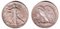 USA 1/2 Dollar - Halves 1/2 Dollar - Halves - Walking Liberty (1916-1947) Bild