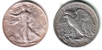 USA 1/2 Dollar - Halves 1/2 Dollar - Halves - Walking Liberty (1916-1947) Bild