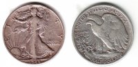 USA 1/2 Dollar - Halves 1/2 Dollar - Halves - Walking Liberty (1916-1947) Bild