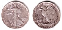 USA 1/2 Dollar - Halves 1/2 Dollar - Halves - Walking Liberty (1916-1947) Bild