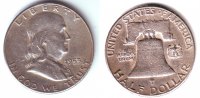 USA 1/2 Dollar - Halves 1/2 Dollar - Halves - Franklin (1948 - 1963) Bild