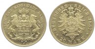 Hamburg 20 Mark Stadtwappen - kleiner Adler Bild