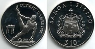 Samoa 10 Dollar Olympische Spiele der Neuzeit - Turnen am Seitpferd