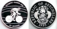 Seychellen 25 Rupees Olympische Spiele der Neuzeit - Radrennen