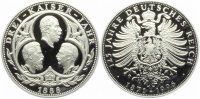 Deutschland Medaille Deutsche Geschichte - Drei Kaiser Jahr 1888