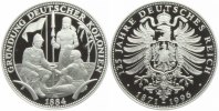 Deutschland Medaille Deutsche Geschichte - Gründung Deutscher Kolonien 1884