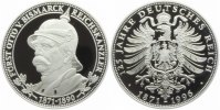 Deutschland Medaille Deutsche Geschichte - Reichskanzler Otto von Bismarck