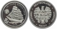Deutschland Medaille 50 Jahre Gorch Fock - Segelschiff - Schiffe