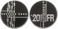 Schweiz 20 Franken Gertrud Kurz - im Schmuckbox Picture