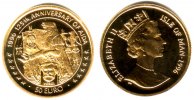 Insel Man 50 Euro 1996 PP Goldmünze - Guis...