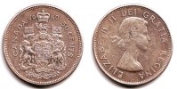 Kanada 50 Cents Silbermünze - Kandisches Wappen