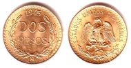 Mexiko 2 Pesos Goldmünze - Dos Pesos