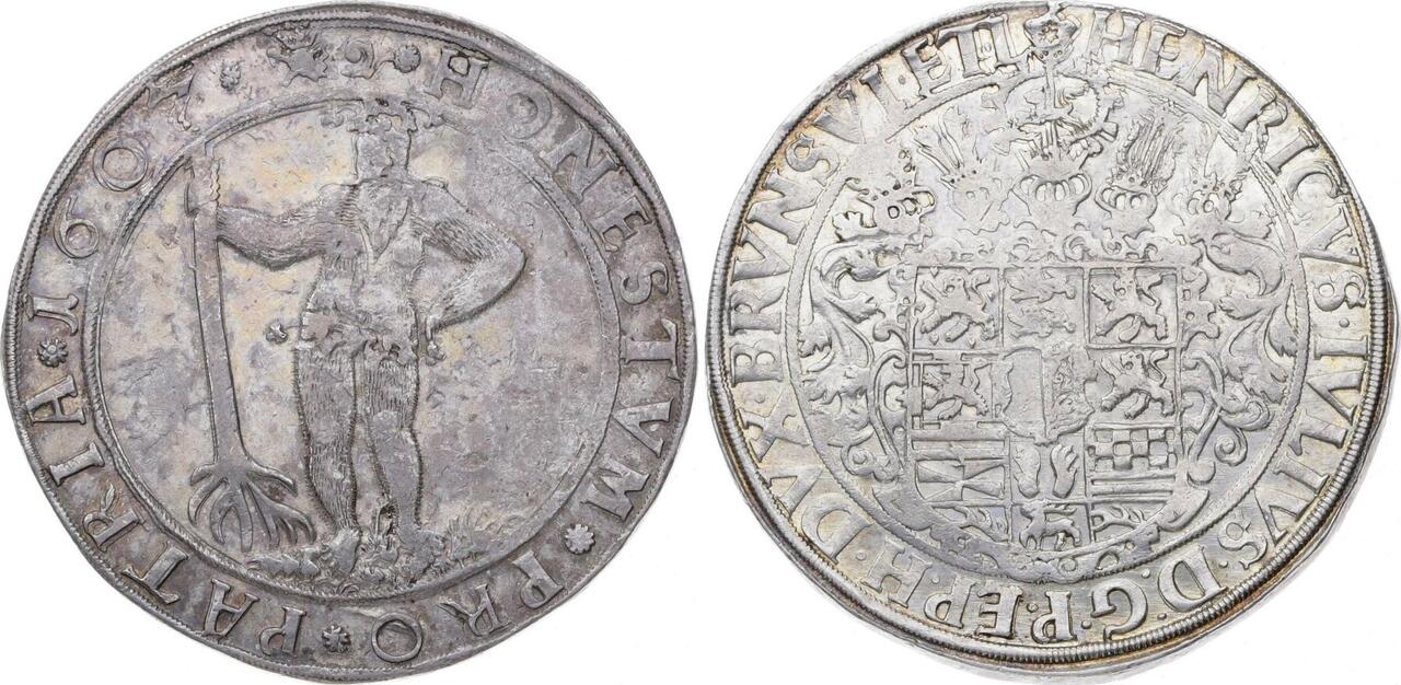 Braunschweig Wolfenbüttel Taler 1607 Heinrich Julius 1589 1613 Hübsche