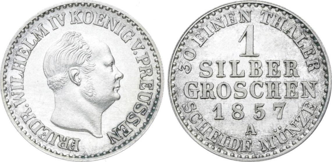 Brandenburg Preußen Silbergroschen 1857 A Friedrich Wilhelm IV 1840