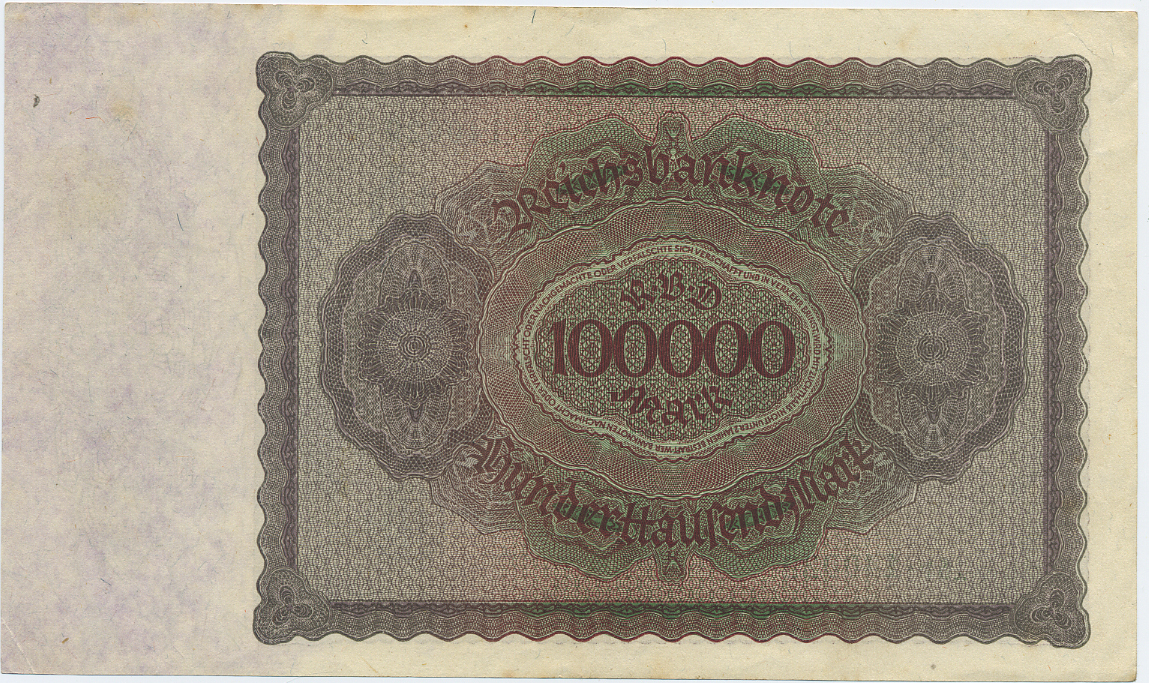 Deutsches Reich Inflation Mark Rosenberg Nr D