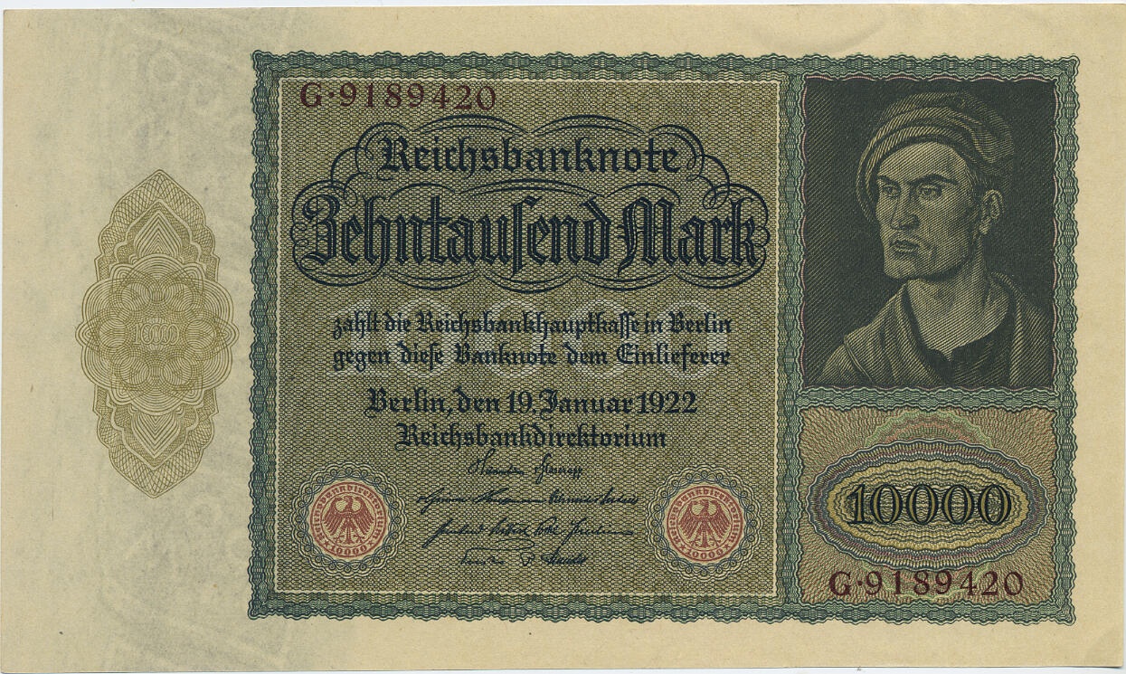 Deutsches Reich Inflation Mark Rosenberg Nr B