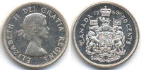 Kanada - Canada 50 Cents Elisabeth II. ab 1952 – Silber 9,33 fein